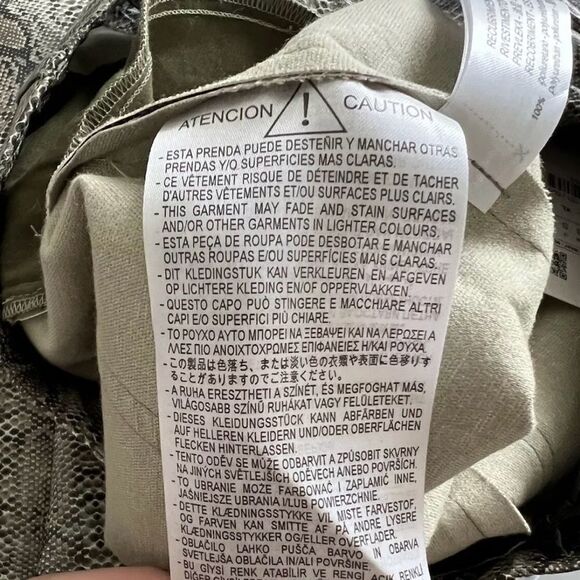 Zara Snakeskin Faux Leather Pants Size Small - Picture 7 of 7